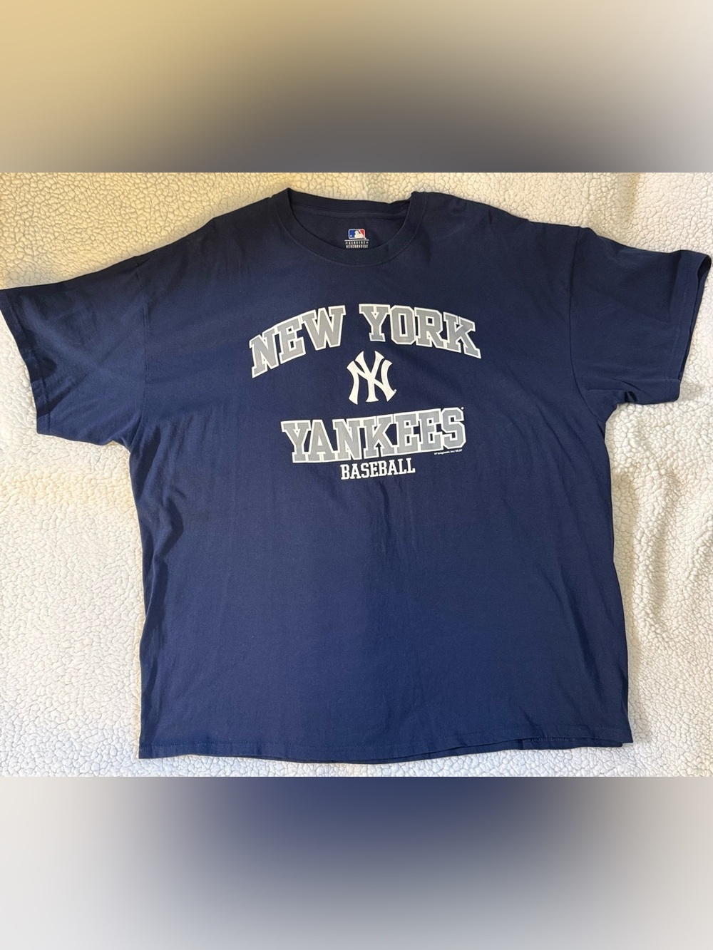 New York Yankees Navy Graphic Tee - Official MLB Baseball Shirt 2XL